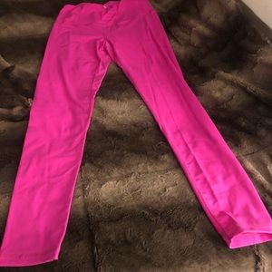 Lightly worn hot pink 90 degree size M leggings